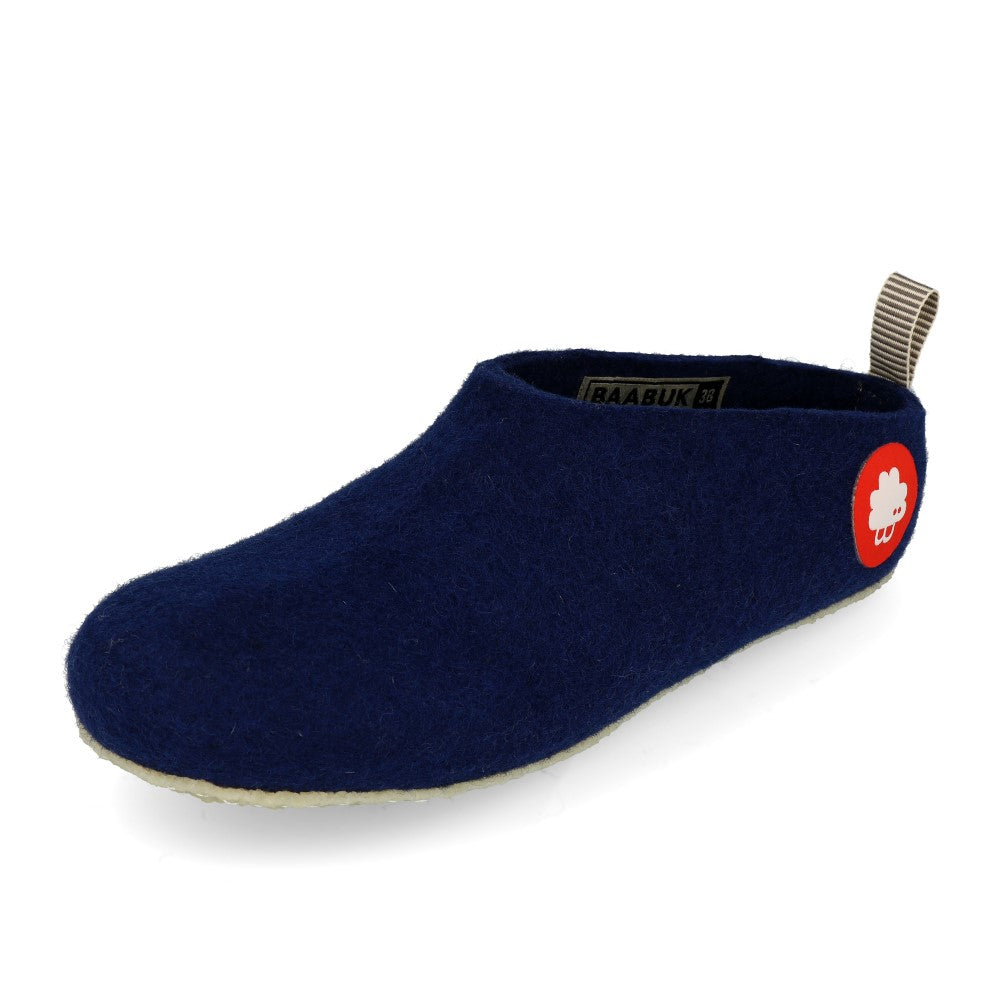 Baabuk Gus Filzpantoffel Slippers Navy Blue