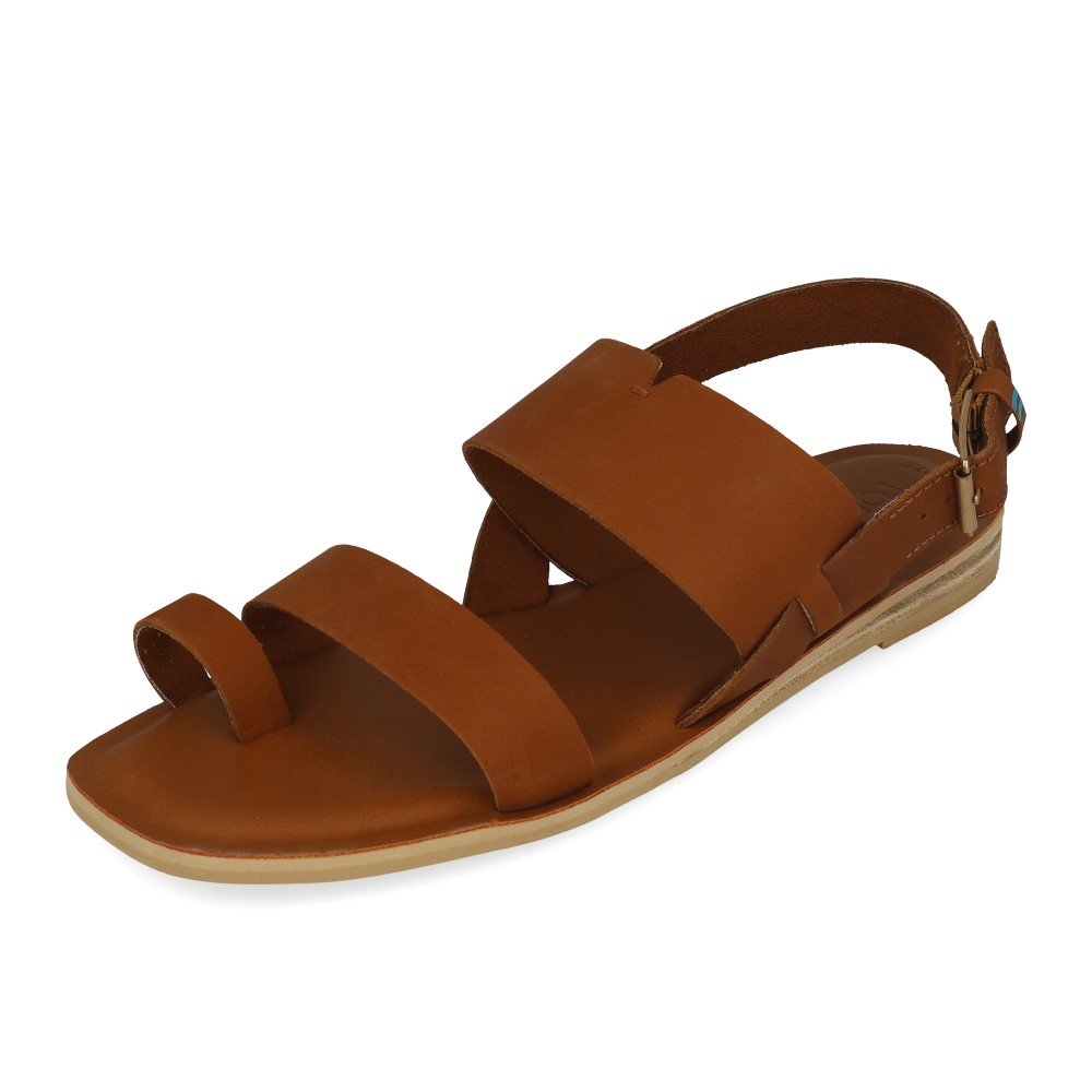 TOMS Freya Tan Veg Tan Leather