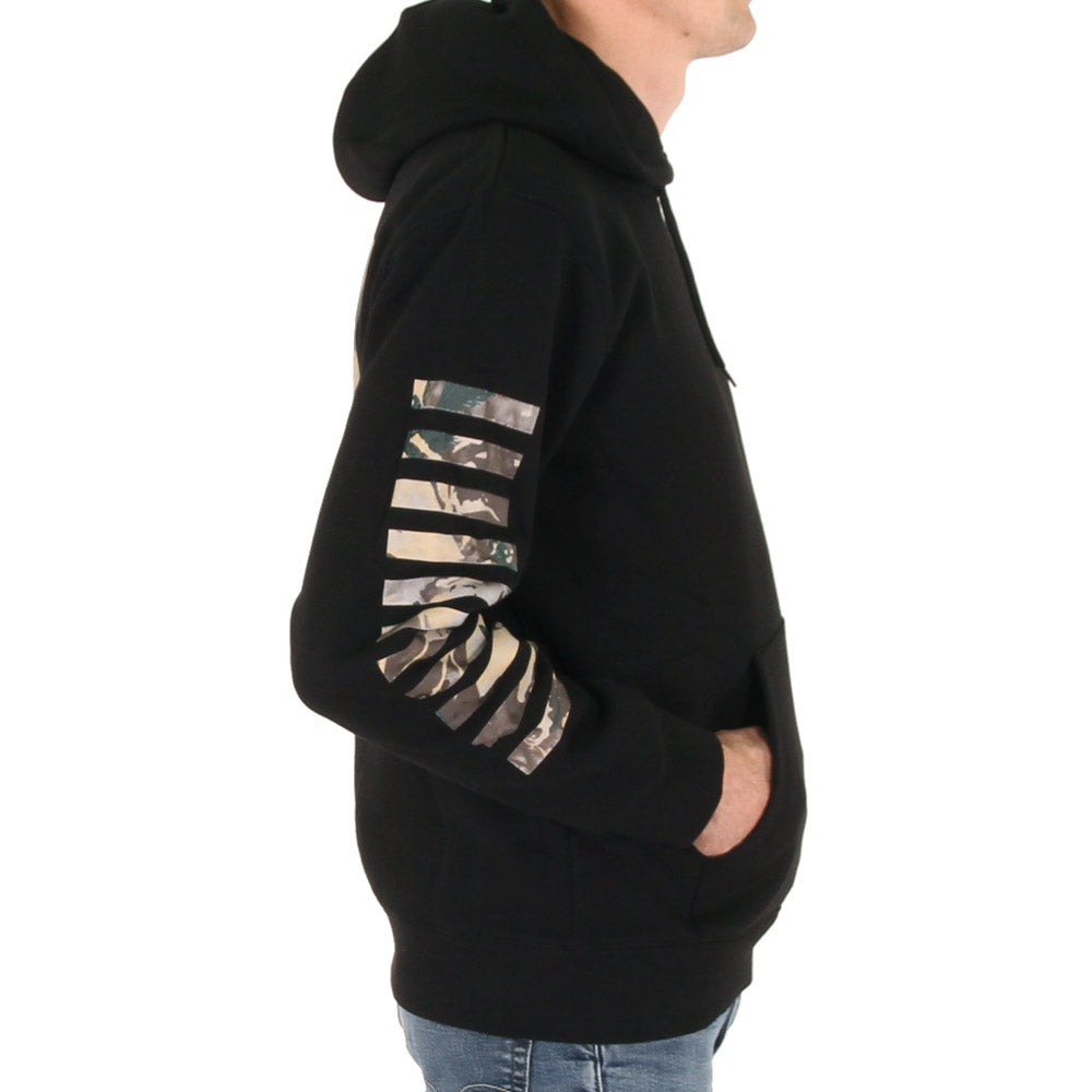 Carhartt WIP Hooded Camo Mil Sweat Black