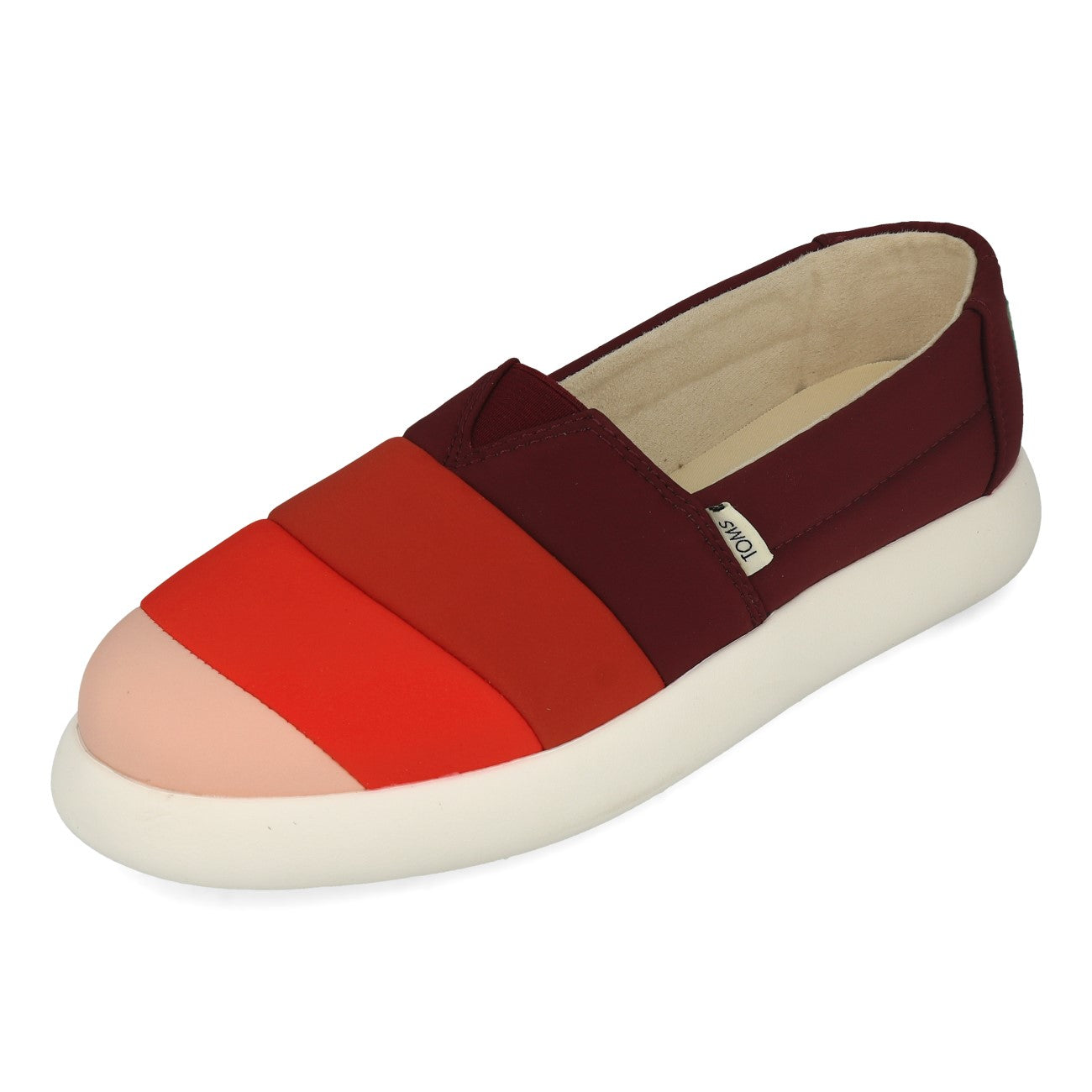 Toms Womens Alpargata Mallow Damen Burgundy Multi Matte Woven