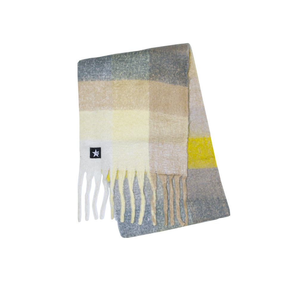 Esperando Lidja Scarf Grey Plaid
