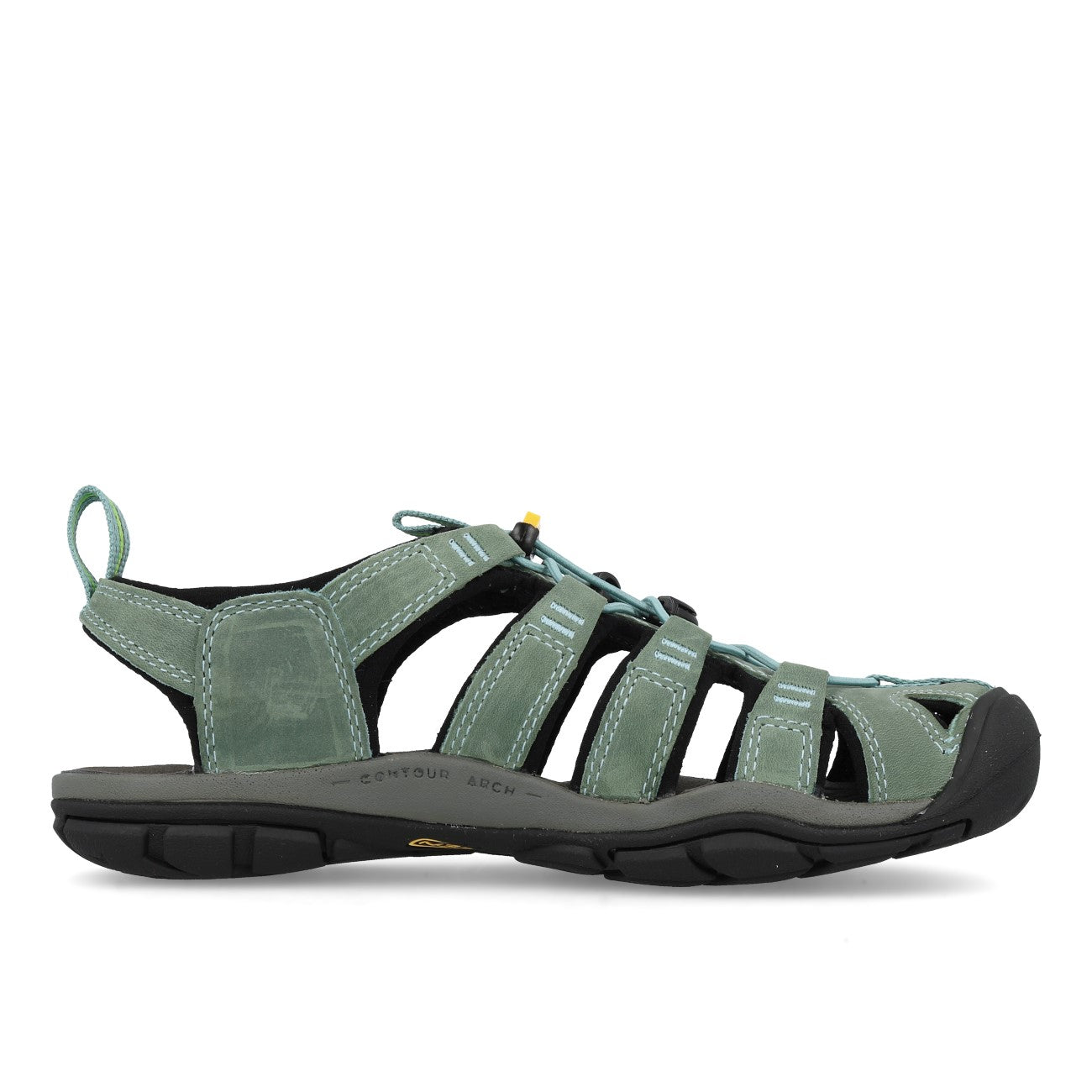 Keen Clearwater CNX Leather Damen Mineral Blue Yellow