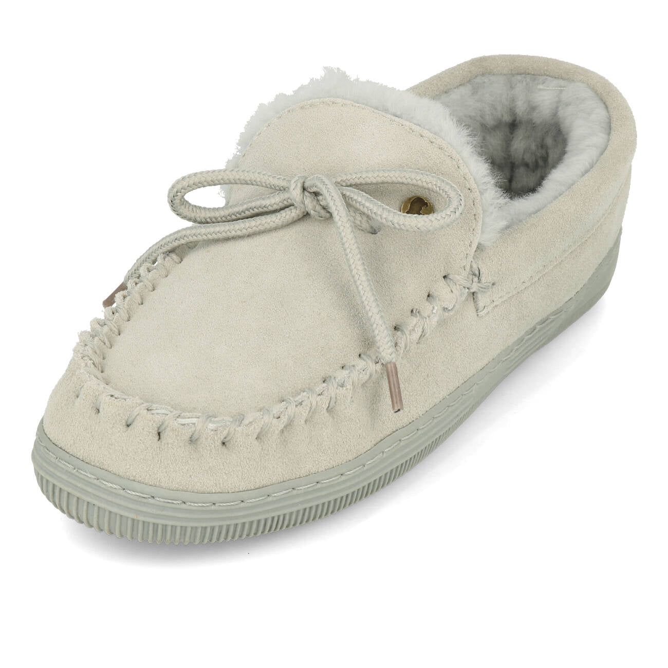 Warmbat Koala Women Suede Damen Slipper Ice Blue