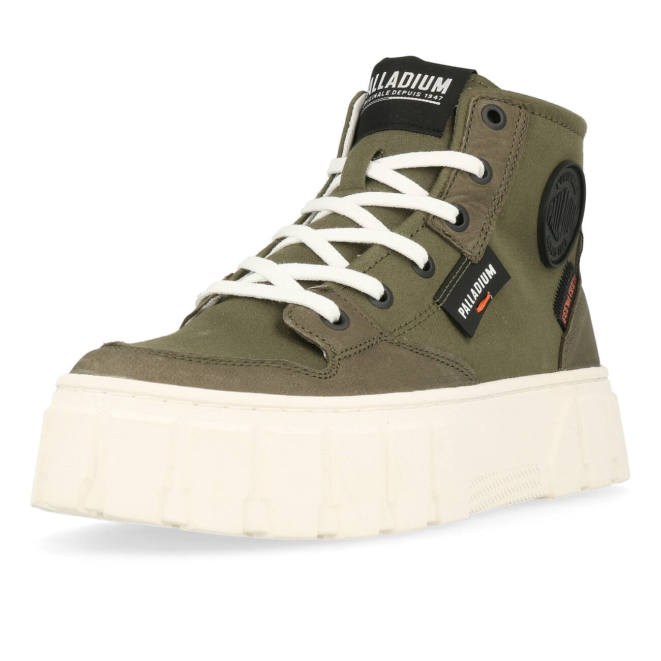 Palladium Pallatower Hi Damen Olive Night