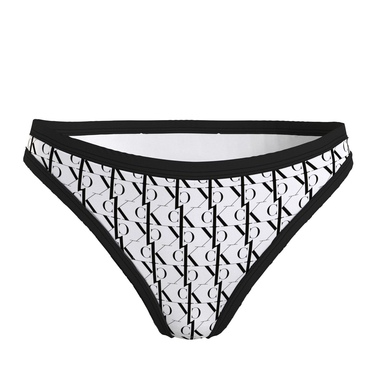 Calvin Klein Bikini Hose Damen Monogramm White