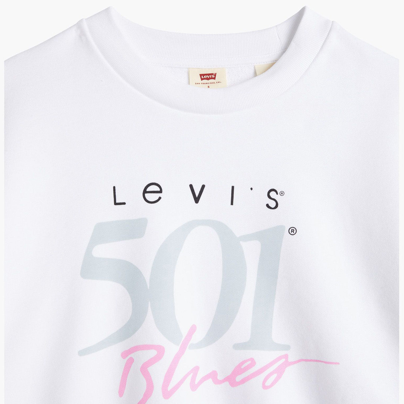 Levi's Graphic Vintage Crew 501 Sweatshirt W Damen Blues Bright White