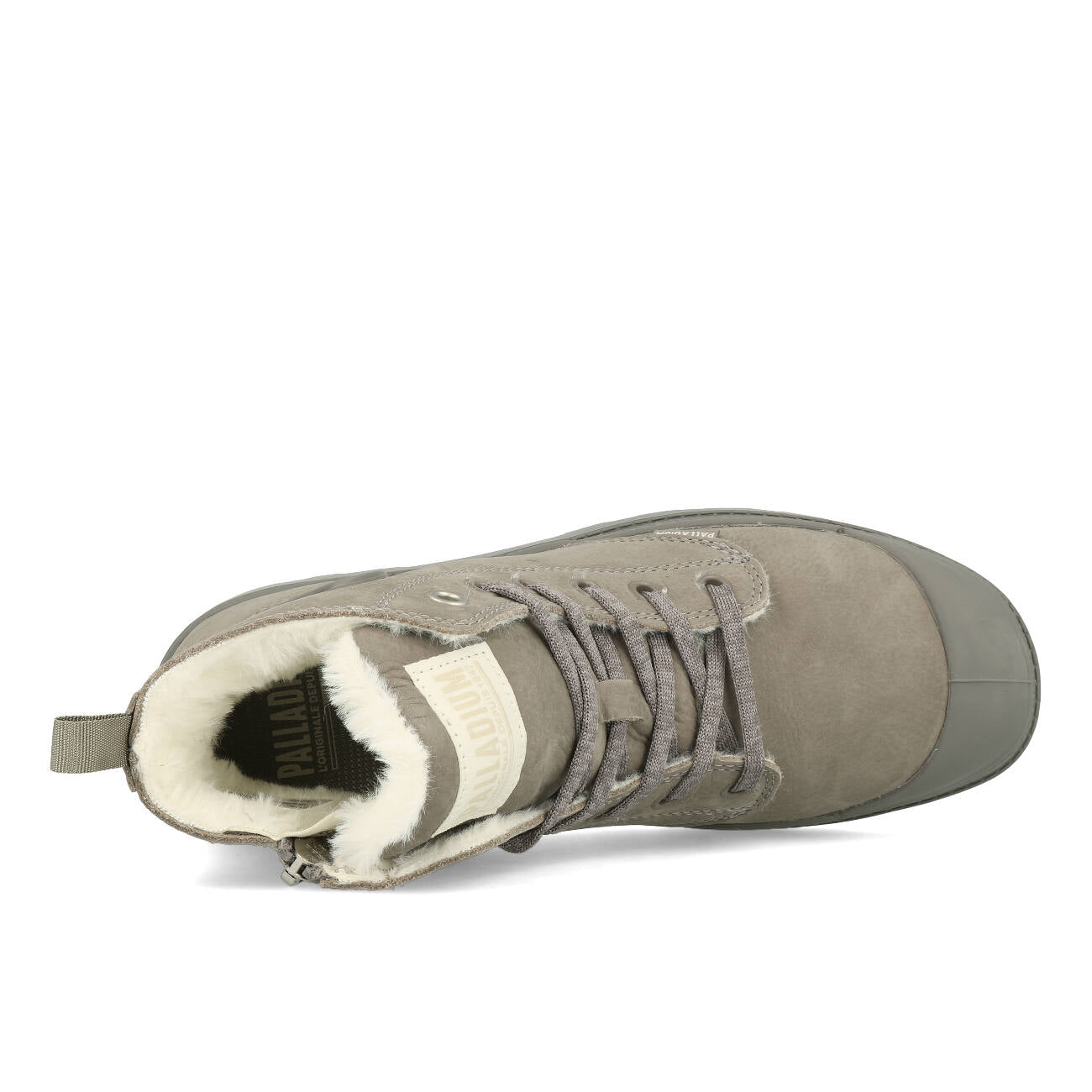 Palladium Pampa Hi Zip WL Damen Cloudburst Charcoal Gray
