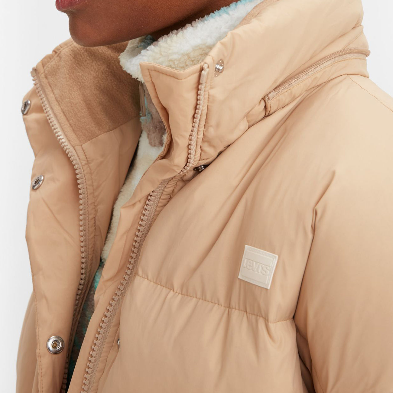 Levi's Baby Bubble Puffer Jacket Damen Granola