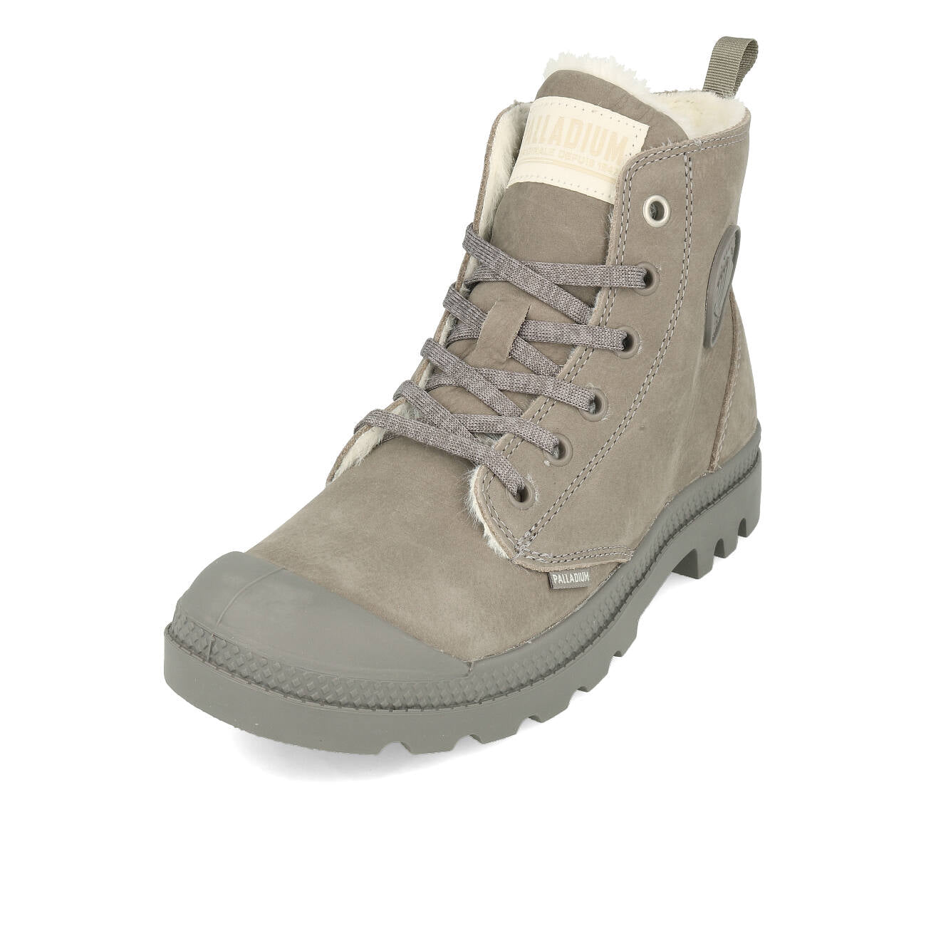 Palladium Pampa Hi Zip WL Damen Cloudburst Charcoal Gray