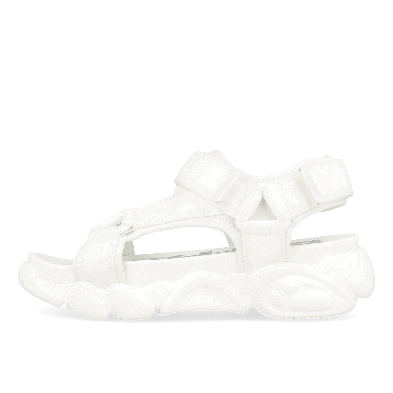 Buffalo CLD Tec Plateau Sandale Damen Vegan Nylon White
