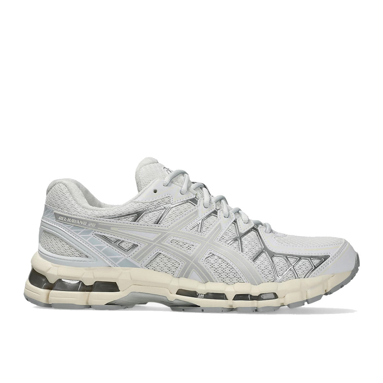 Asics Gel-Kayano 20 Herren White Pure Silver
