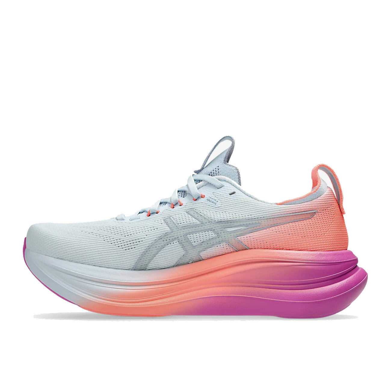Asics Gel-Nimbus 28 Damen Sunny Sizzle Sky Digital Sakura