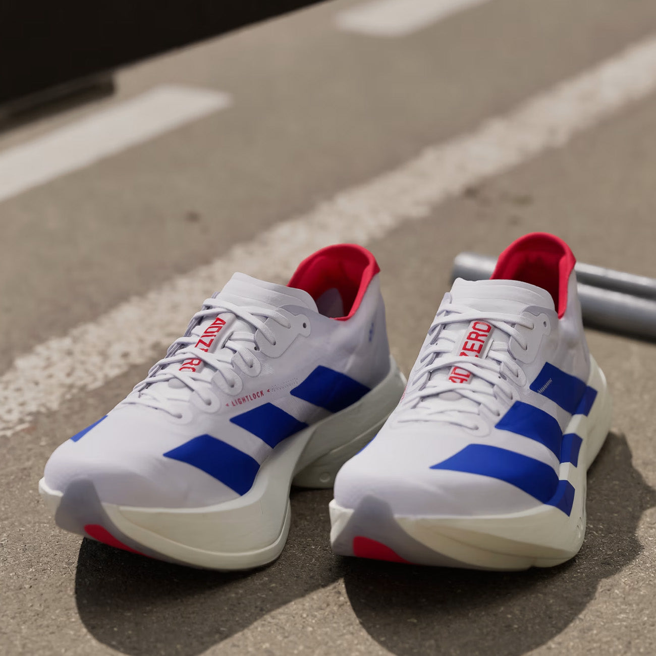 adidas Adizero Pro 4 M Herren Off White Royal Blue