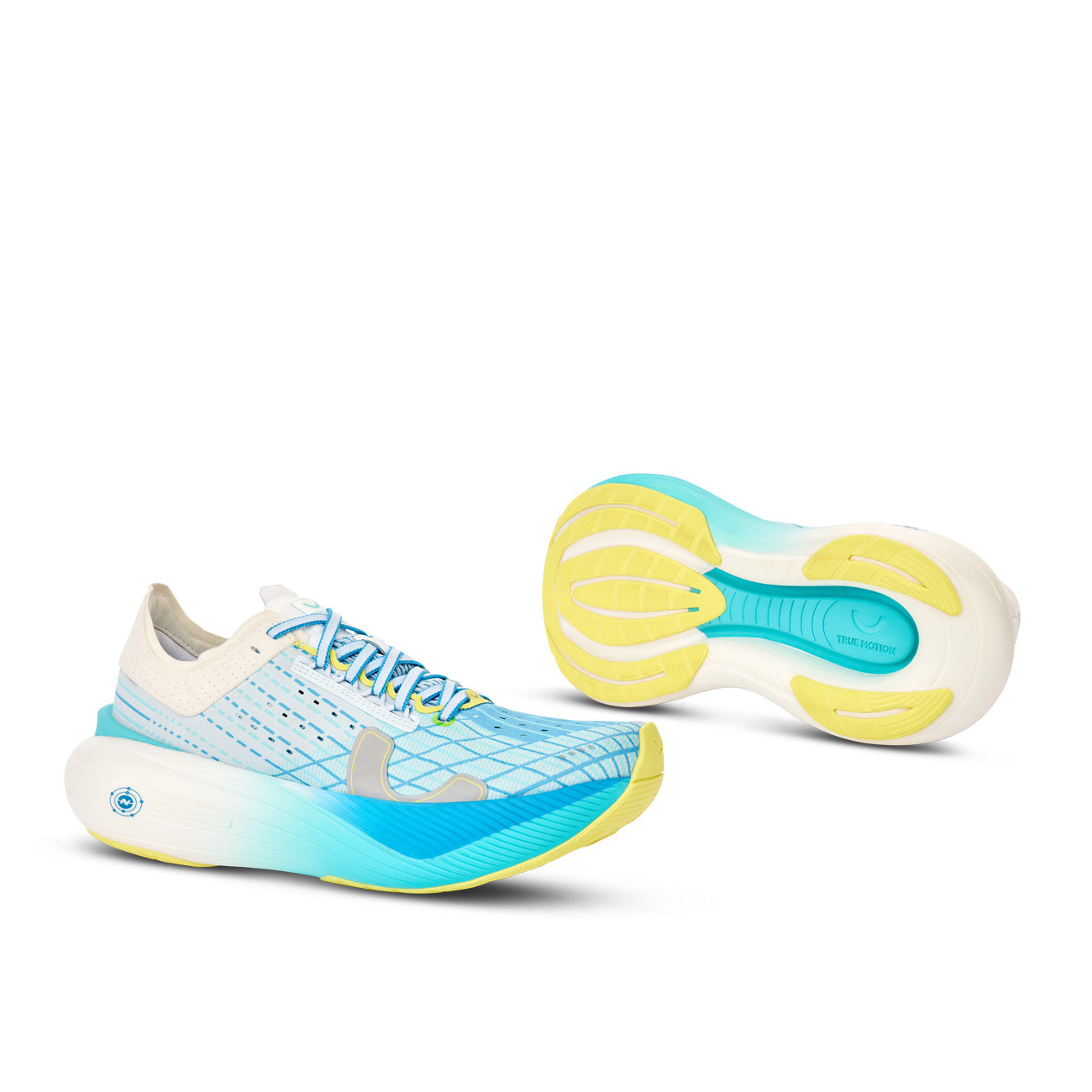 True Motion U-TECH Solo 2 Damen White Oyster Mushroom Malibu Blue