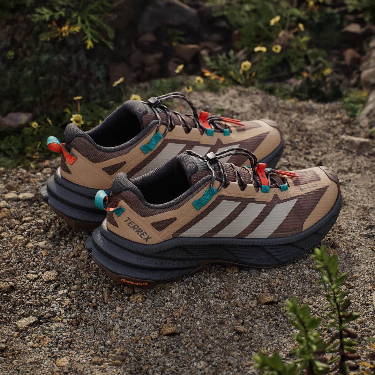 adidas Terrex Freehiker SL GTX Earth Strata Beige Pure Teal