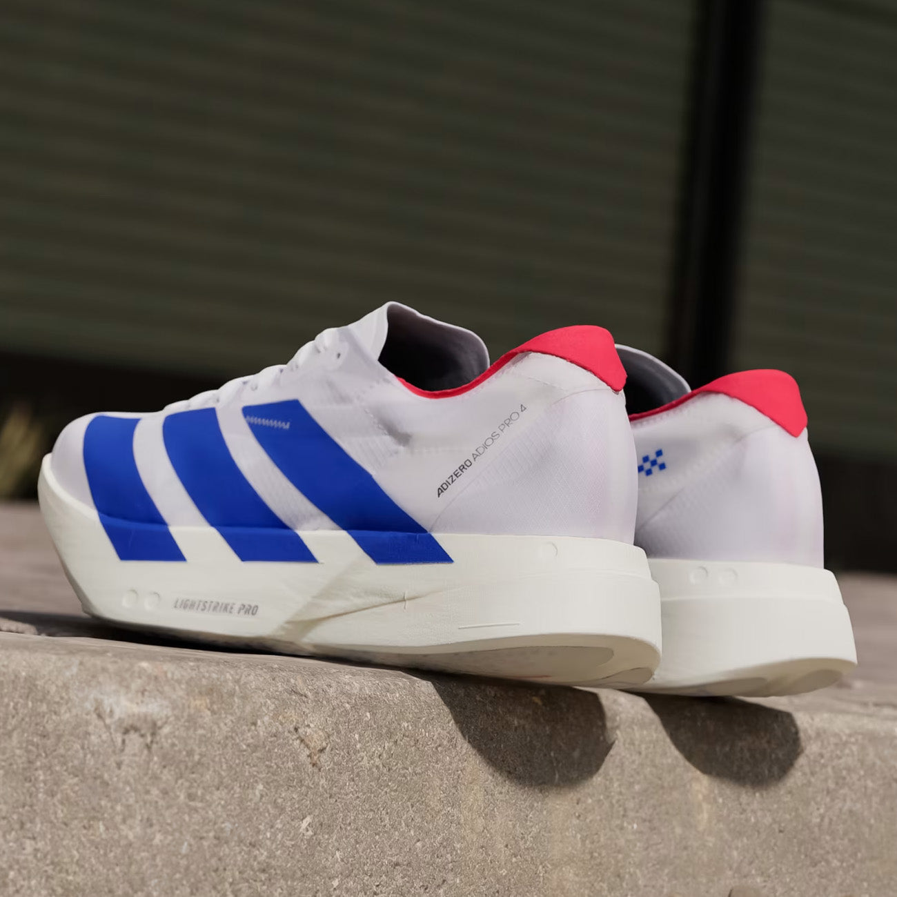 adidas Adizero Pro 4 M Herren Off White Royal Blue