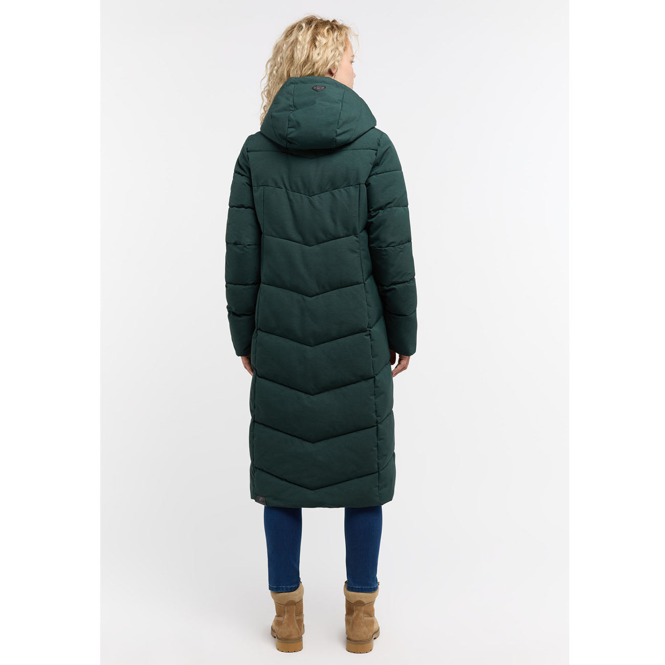 Ragwear Pavla Long Jacket Damen Dark Green