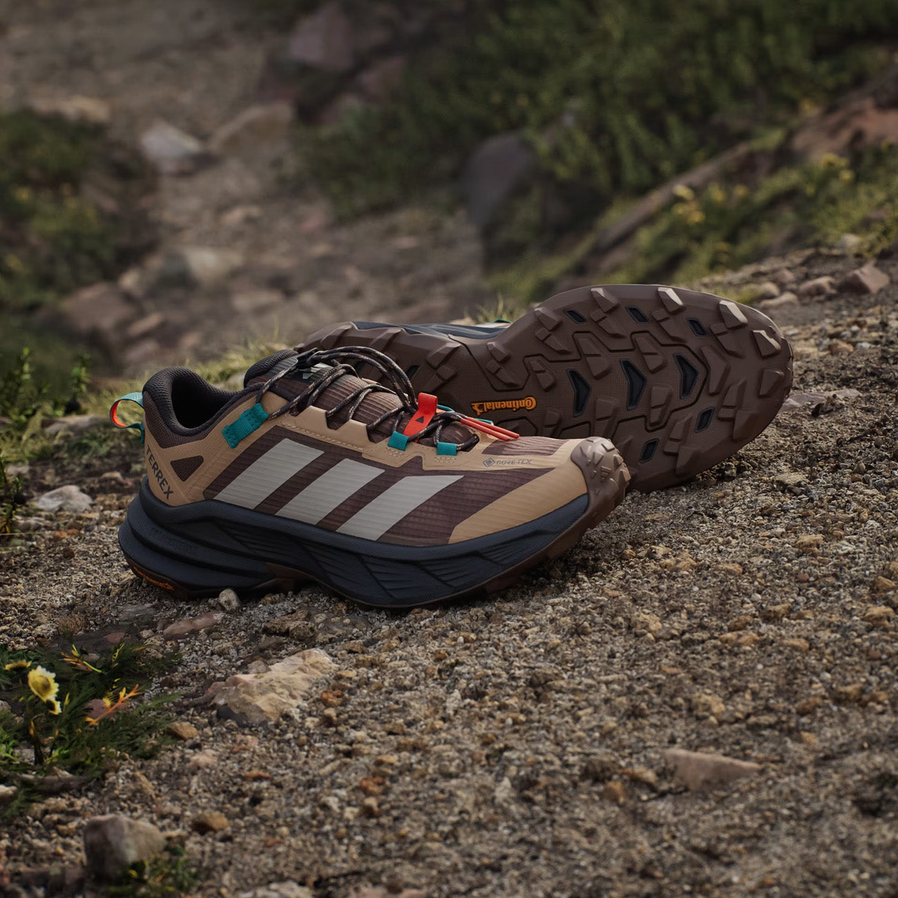 adidas Terrex Freehiker SL GTX Earth Strata Beige Pure Teal