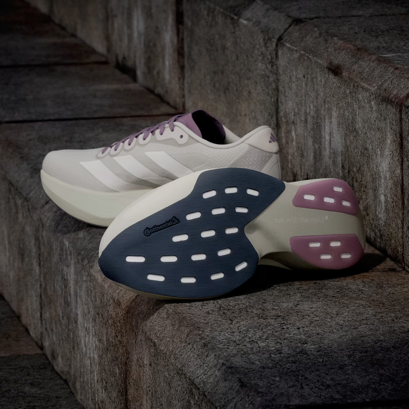 adidas Women Adizero EVO SL Woven H.K. Putty Grey Alumina Shadow