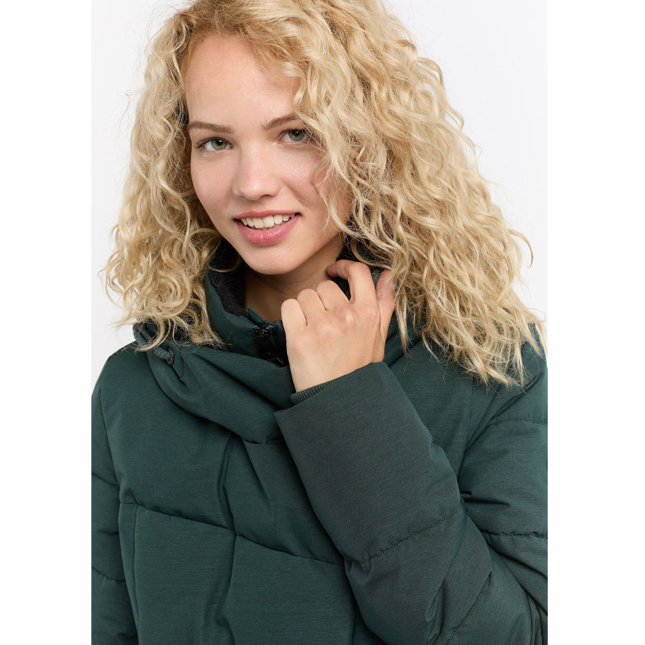 Ragwear Pavla Long Jacket Damen Dark Green