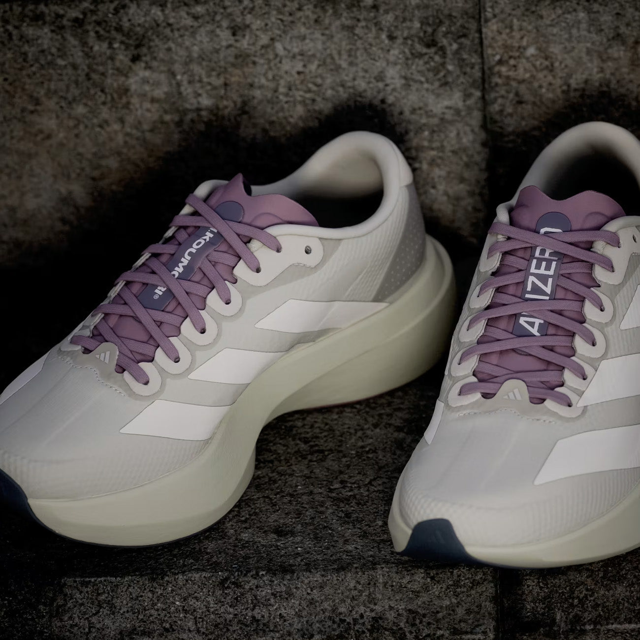 adidas Women Adizero EVO SL Woven H.K. Putty Grey Alumina Shadow