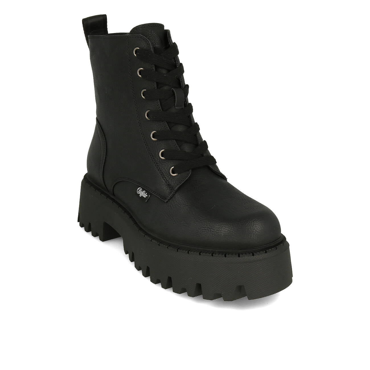 Buffalo Aspen Lace Up Warm Vegan Black