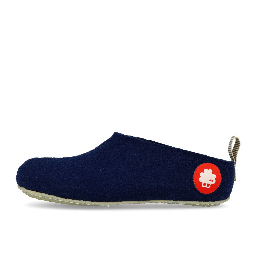 Baabuk Gus Filzpantoffel Slippers Navy Blue