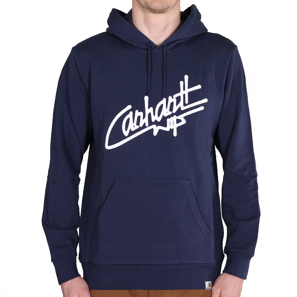 Carhartt WIP Hooded Locals Sweat Blue White