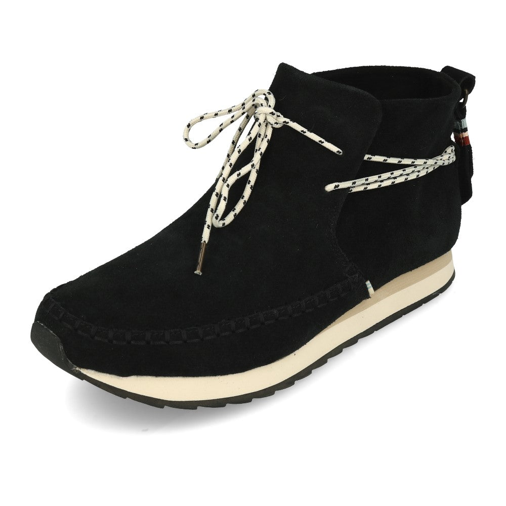 TOMS Wmns Rio Black Suede Water Resistant