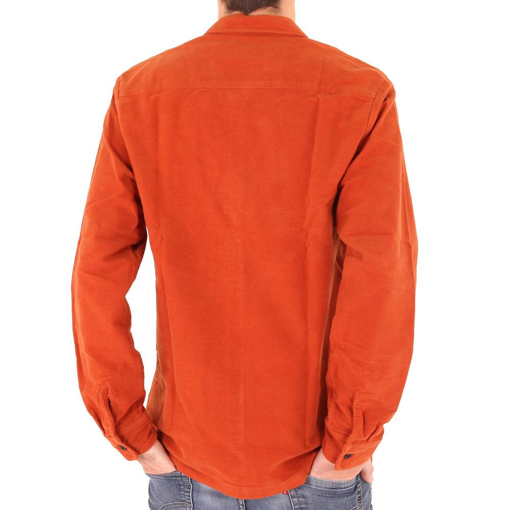 Carhartt WIP L/S Holston Shirt Cinnamon Rinsed