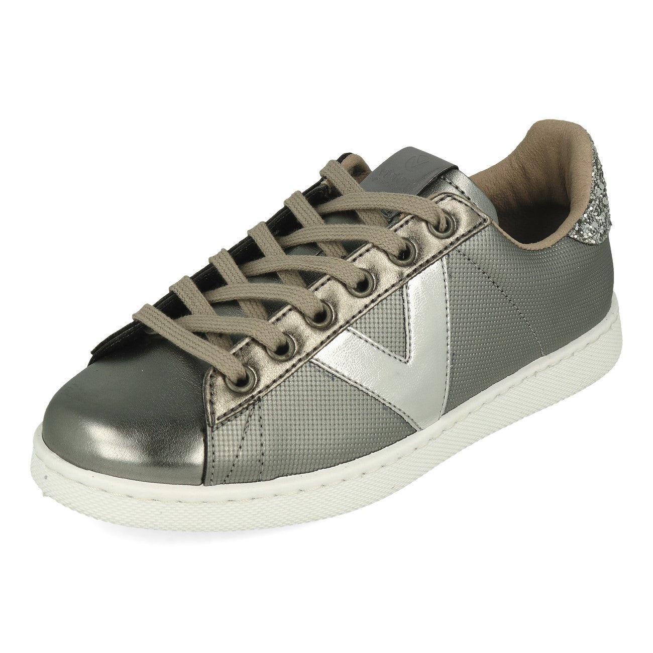 Victoria Tenis Metal Damen Sneaker Antracita
