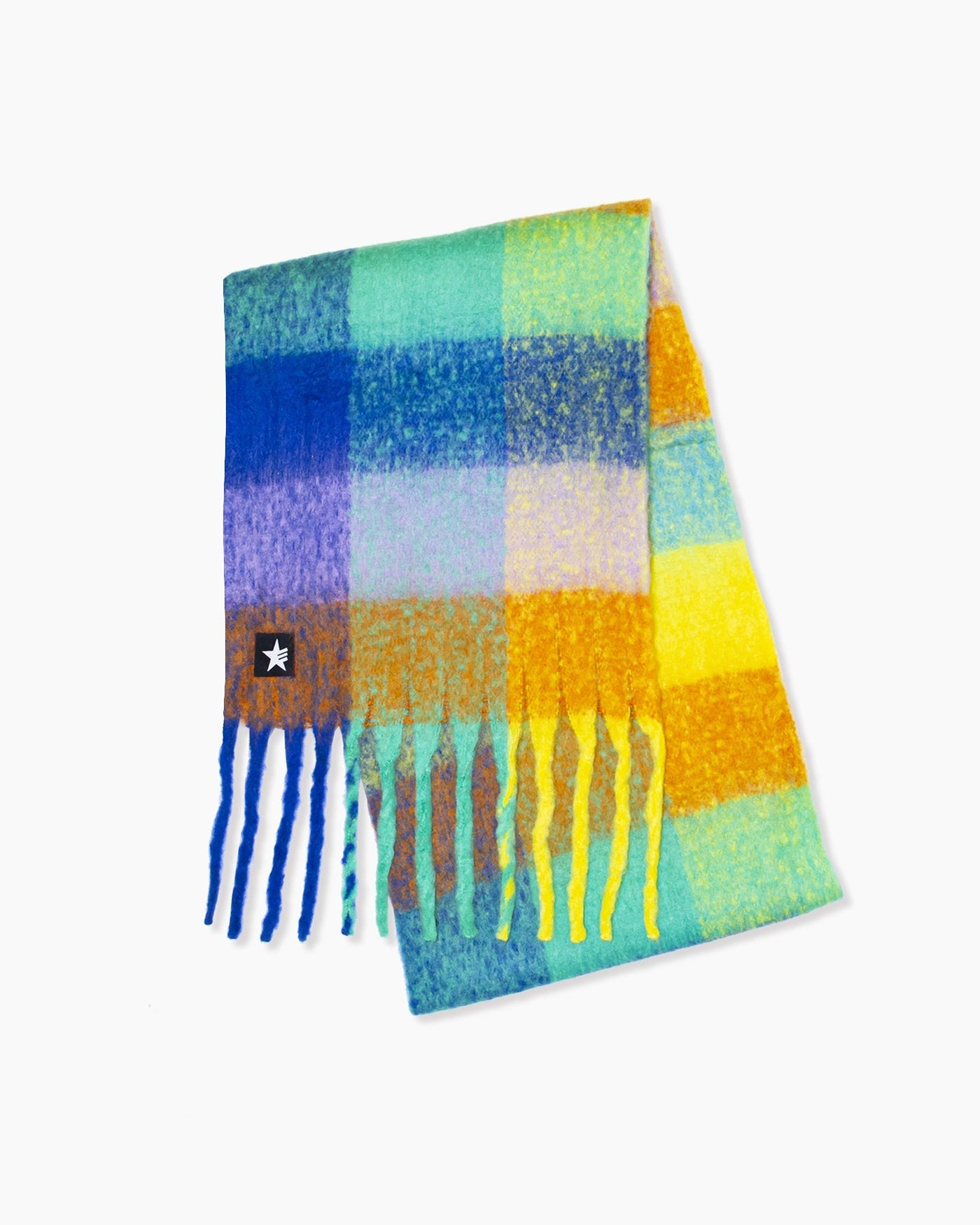 Esperando Lidja Scarf Yellow Plaid