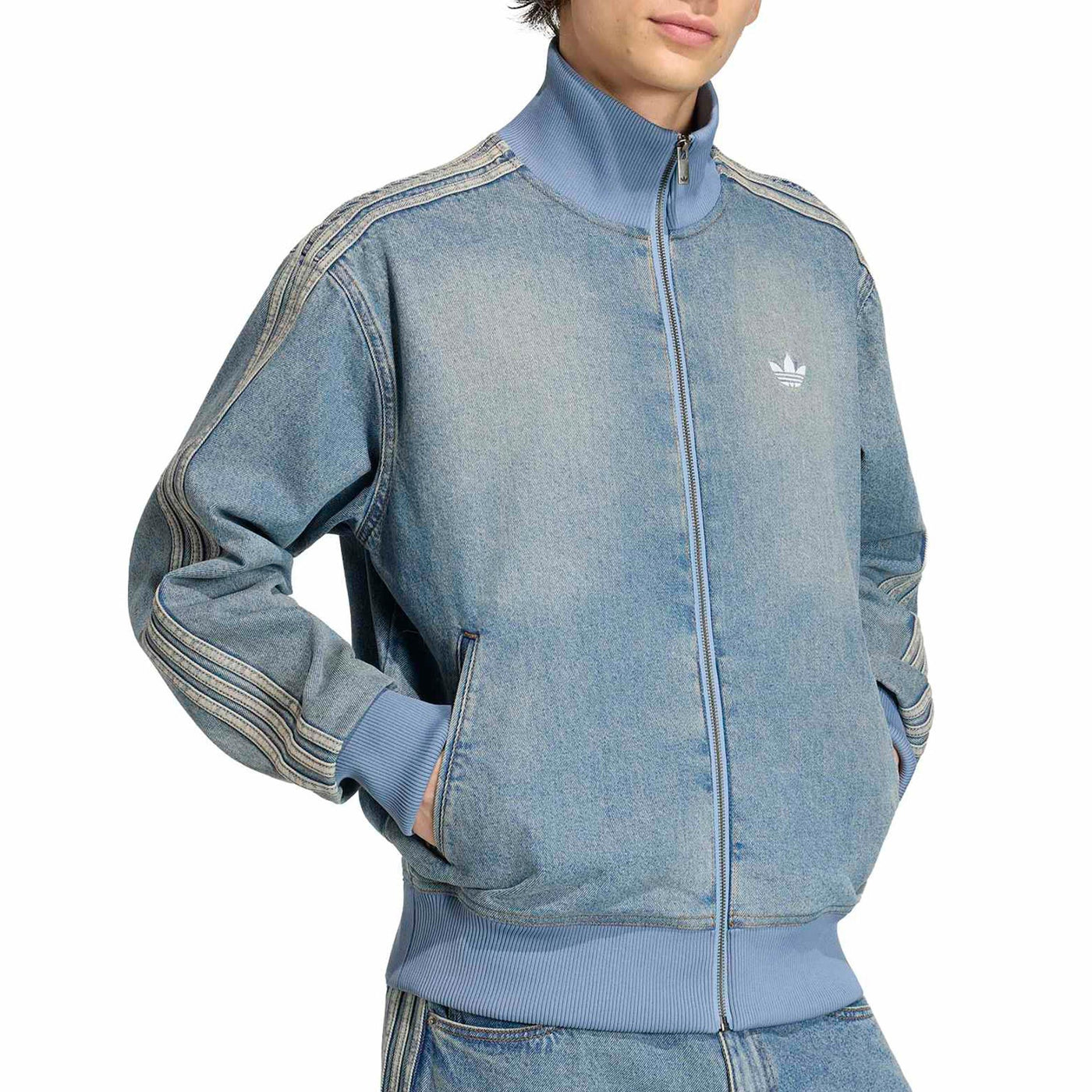Adidas Firebird Denim Needle Track Top