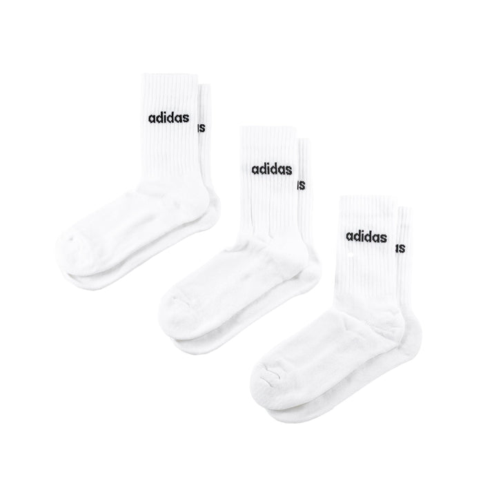 Adidas	Linear Crew Cushioned Socks 3 Pairs