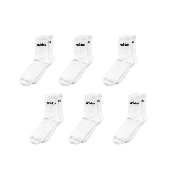 Adidas Cushioned Linear Crew Socks 6 Pack