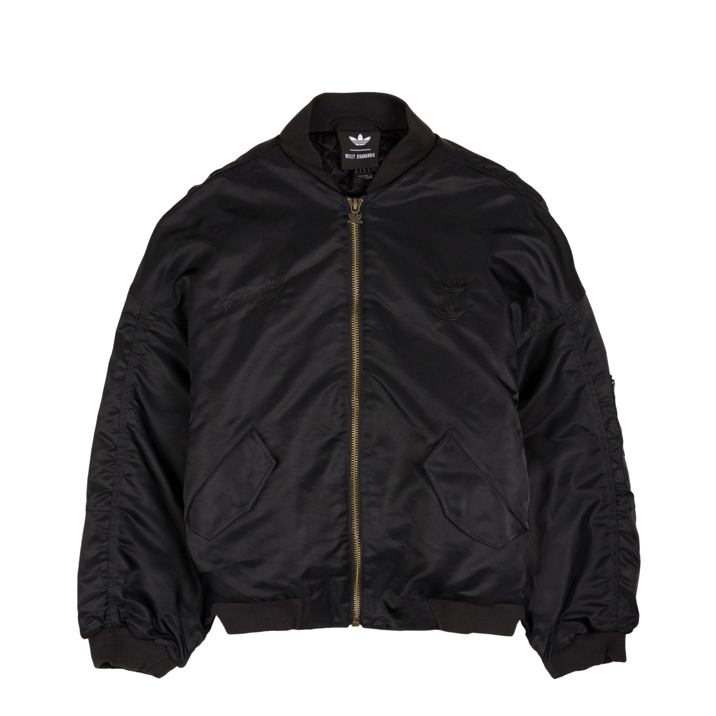 Adidas x Willy Chavarria Satin Bomber Jacket