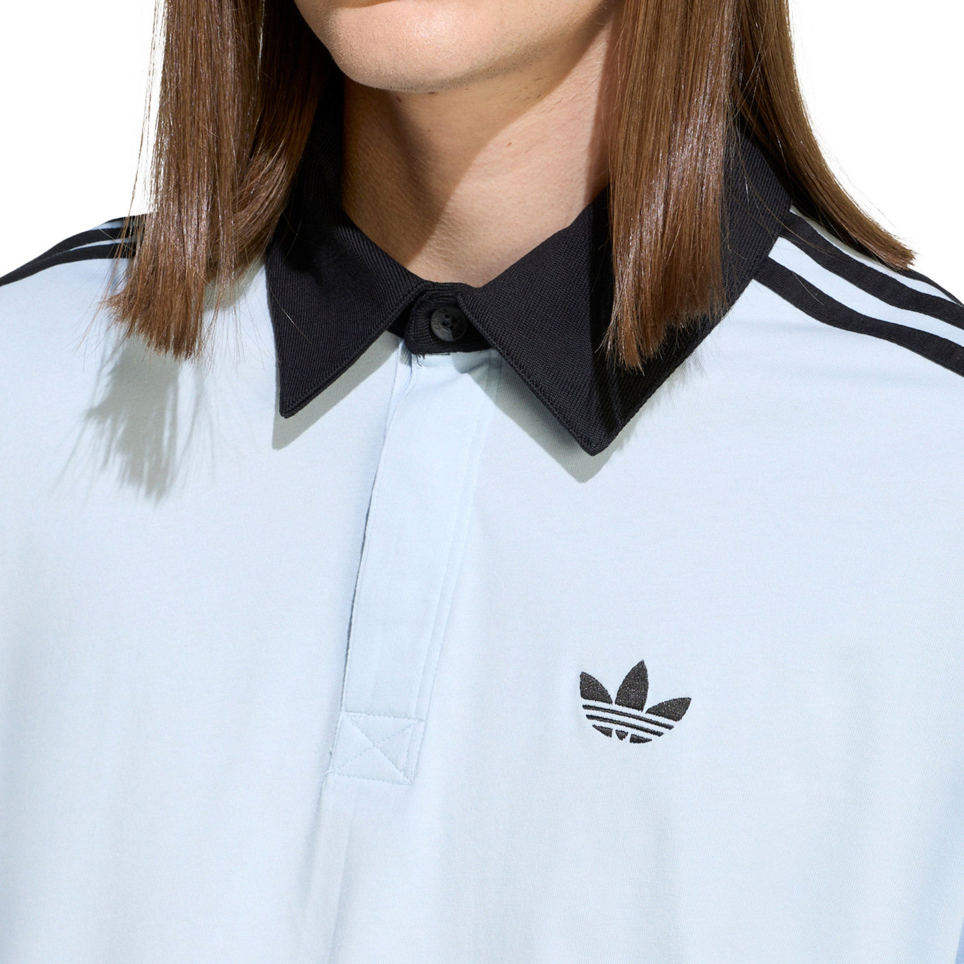 Adidas 3-Stripes Rugby Longsleeve Polo Shirt