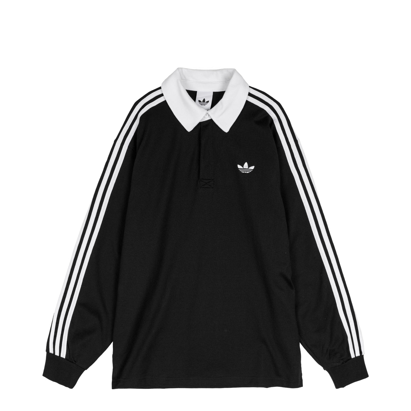Adidas 3-Stripes Rugby Longsleeve Polo Shirt