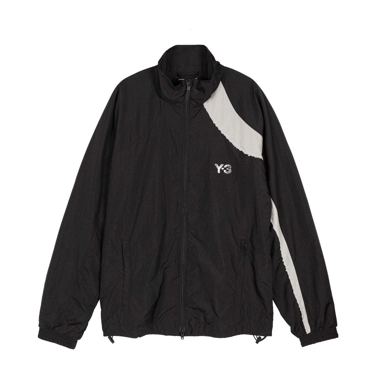 Adidas Y-3 Raw Edge 3 Stripes Nylon Shell Jacket