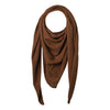 Esperando Zoe Triangle Scarf Dark Brown