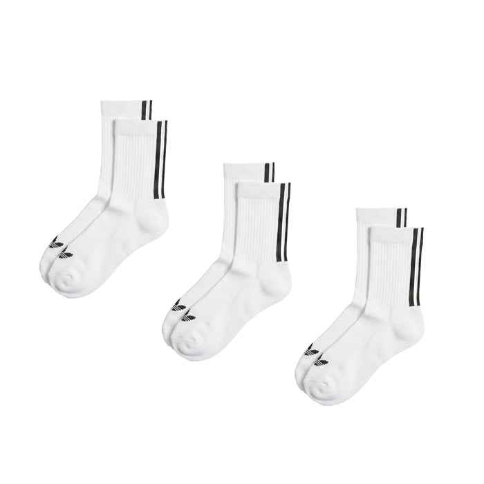 Adidas	Quarter 3 Back Stripes Socks 3 Pairs