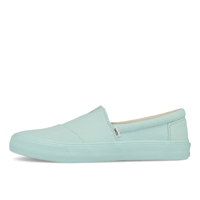 Toms Womens Alpargata Fenix Slip On Damen Soft Blue Washed Canvas