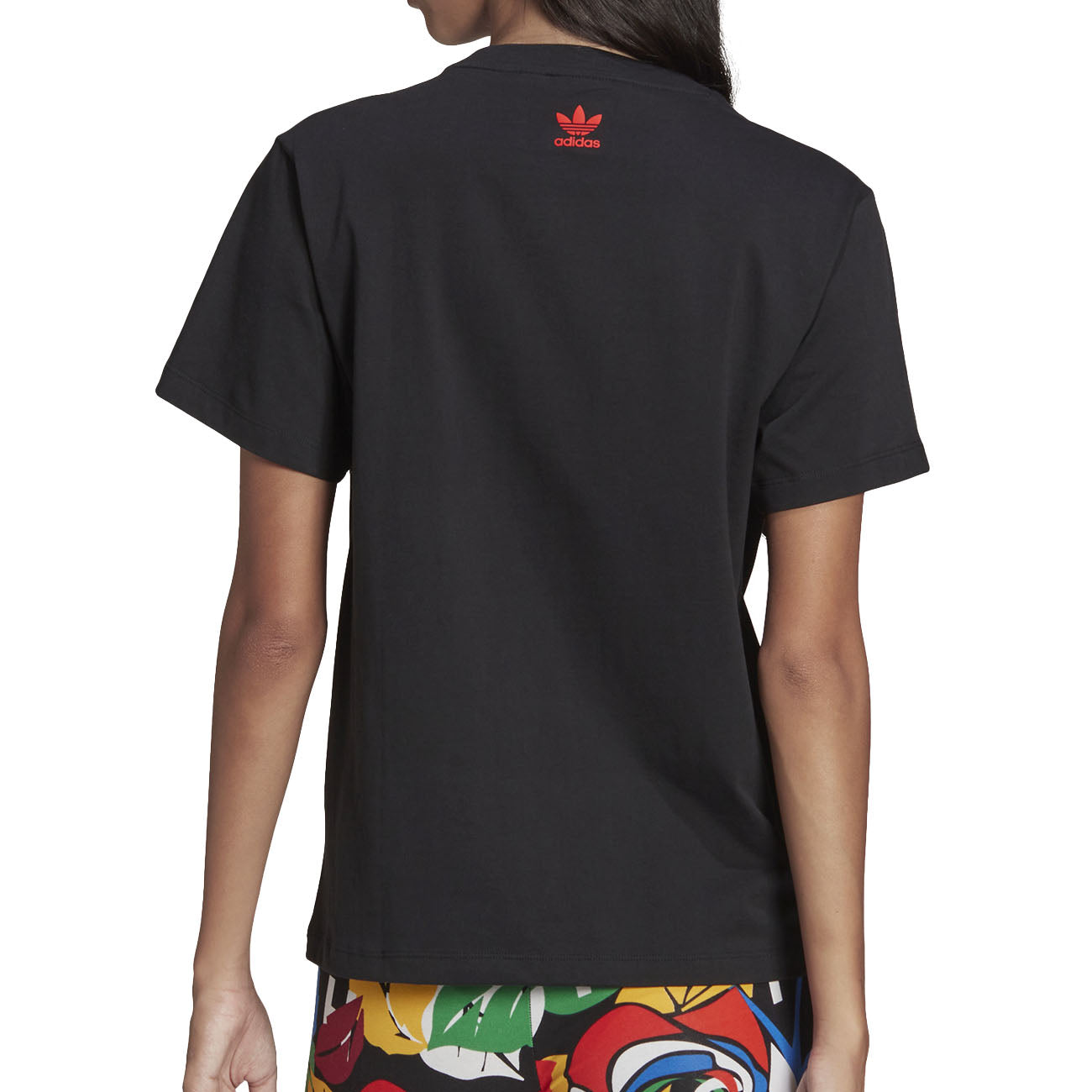 adidas Reg T-Shirt Damen Rich Mnisi Print Black