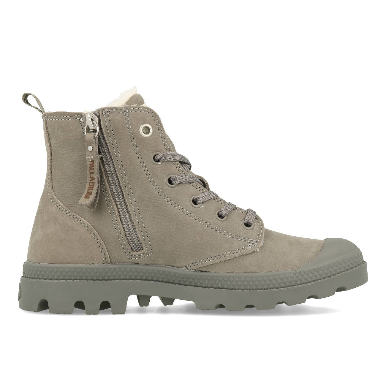 Palladium Pampa Hi Zip WL Damen Cloudburst Charcoal Gray