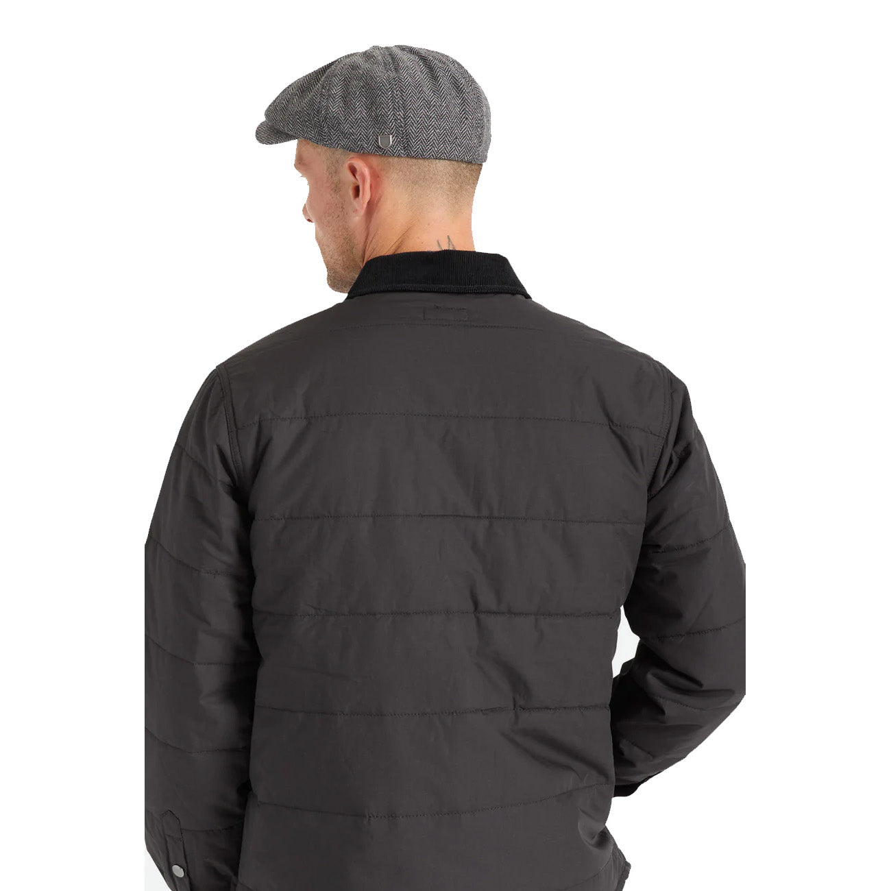 Brixton Brood Snap Cap Grey Black