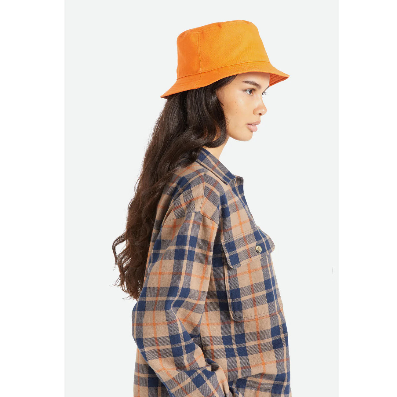 Brixton Abraham Reversible Bucket Hat Burnt Orange