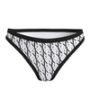 Calvin Klein Bikini Hose Damen Monogramm White