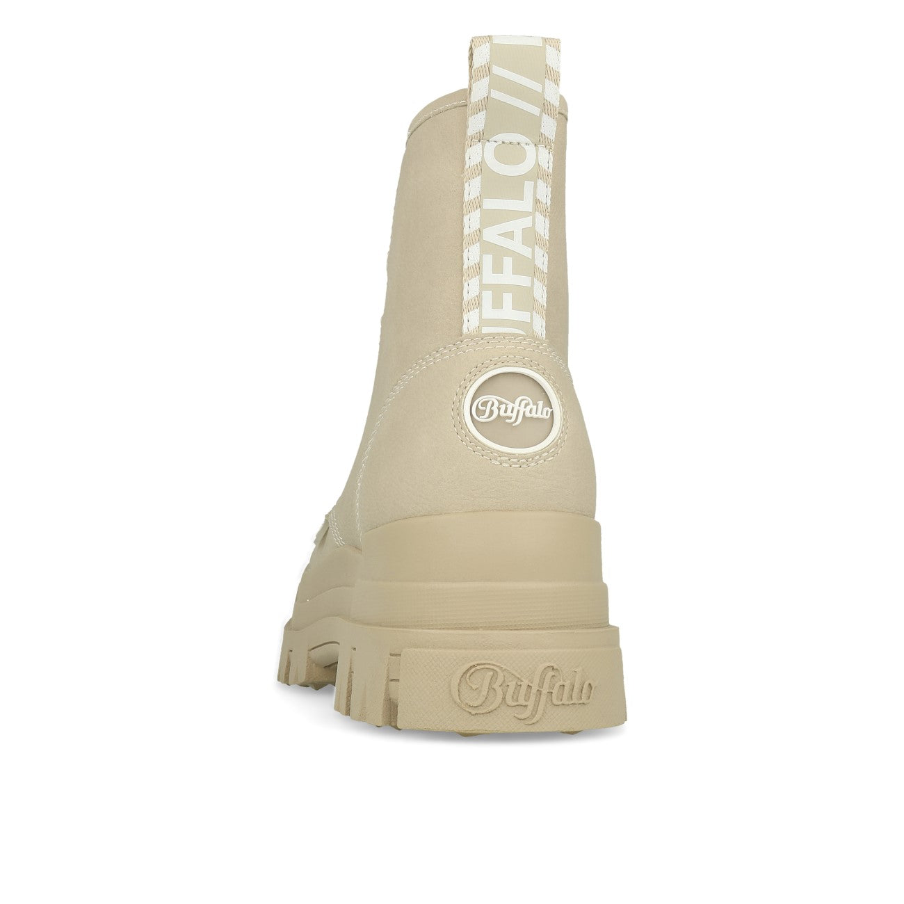 Buffalo Aspha Rld Bootie Flat Damen Imi Nubuck Cream