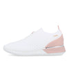 La Strada 2101381 Sneaker Damen White Knitted Pink Heelcap