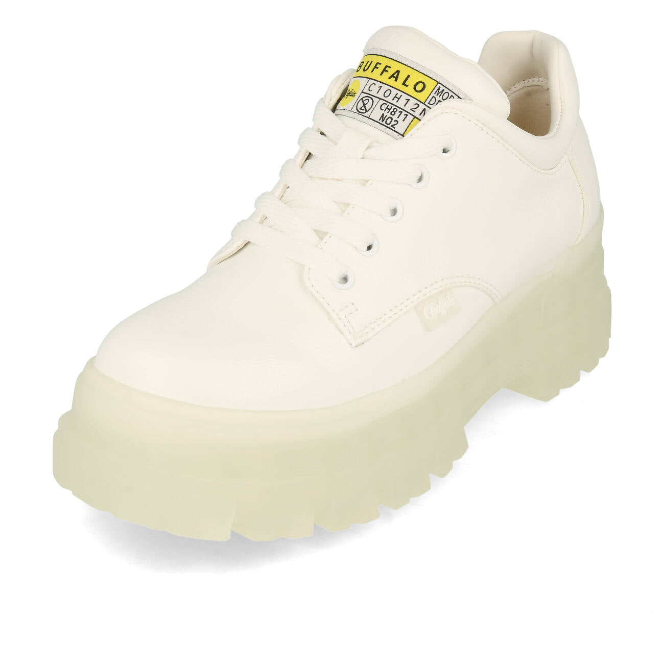 Buffalo Aspha CLS Shoe Flat Damen Imi Nappa White